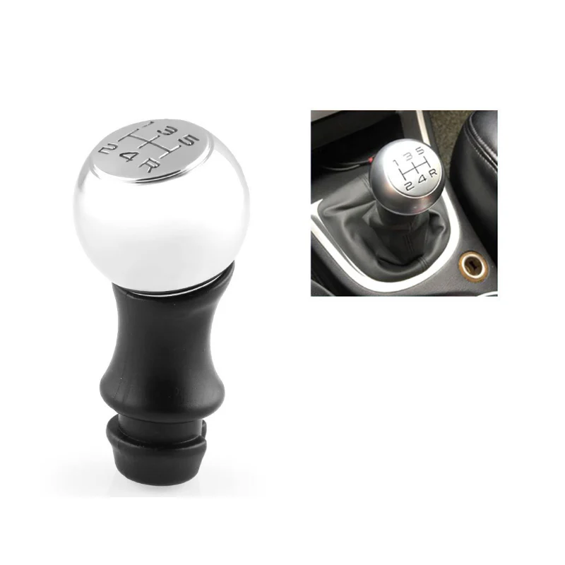 

5 Speed Chrome MT Gear Shift Knob For Peugeot 106 206 207 306 307 407 408 508
