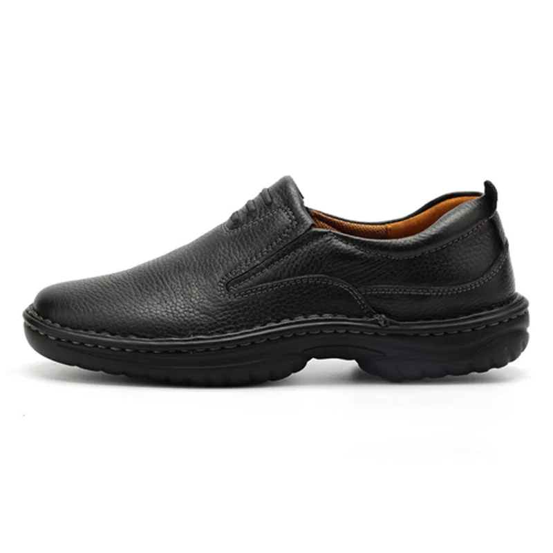 Мужские кожаные лоферы на плоской подошве размеры 40 45|footwear brand|footwear menfootwear shoes |