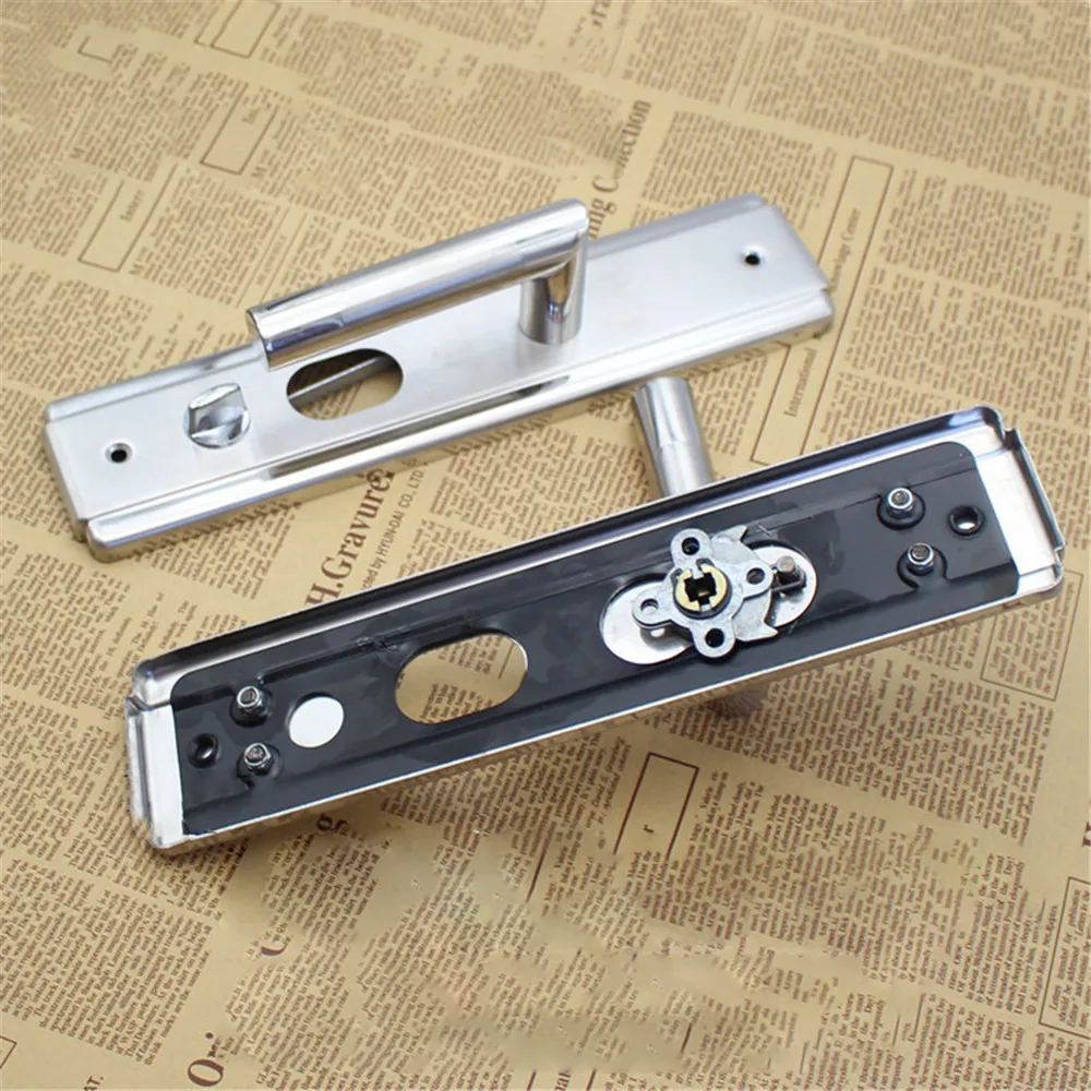 TTLIFE 3 Sizes 5cm/7cm/9cm Steel Panel Stainless Steel Handle Security Door Knob Home Accessories Door Knob Lock