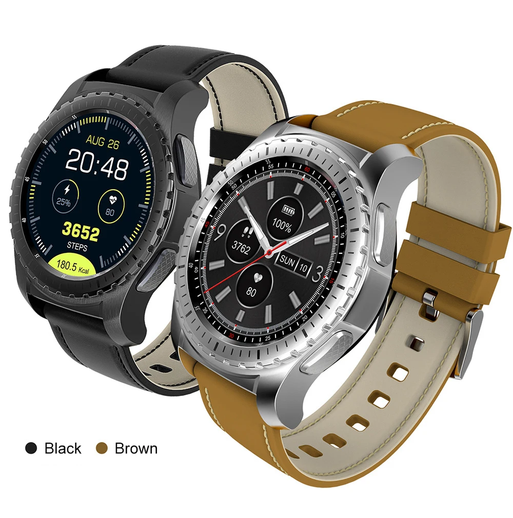 

Smart Watch KW28 Support SIM/TF Card Men Bluetooth Smartwatch Fitness Tracker Heart Rate Clock Heart Rate Monitor Remote Camera