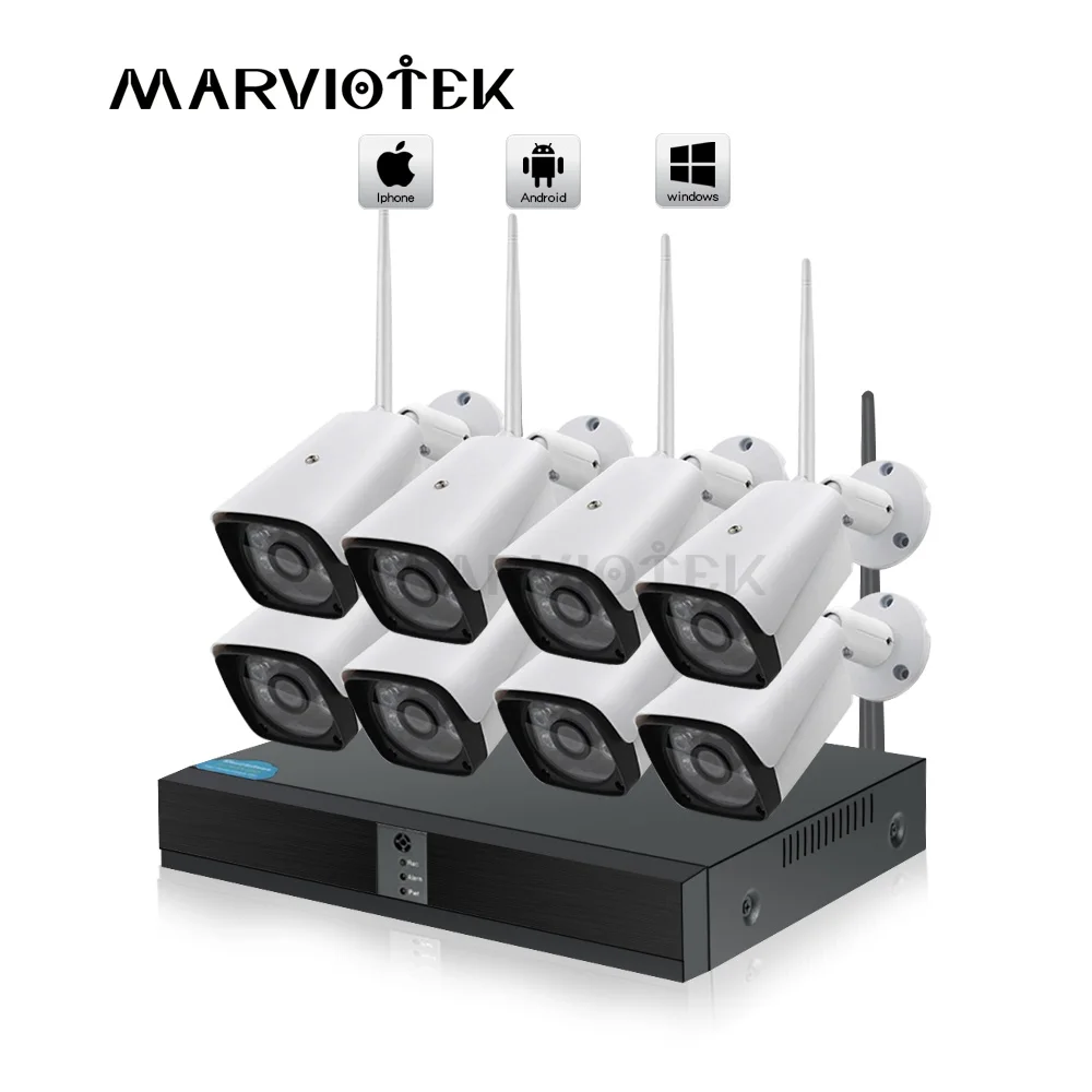 8ch Security camera system wifi camera sets IR CCTV Camera System 1080P