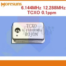 5 шт. 6,144 мГц 12,288 МГц температурная компенсация кварцевый генератор 2,4576 МГц 6,144 мГц 12,288 МГц 24,576 МГц 49,152 МГц 0.1ppm tcxo