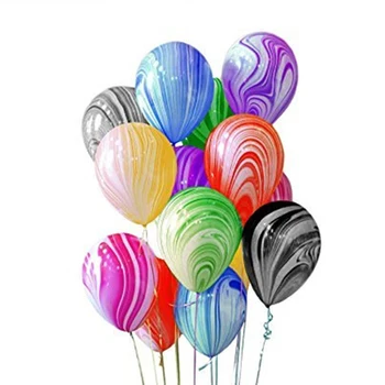 

10Pcs 3.5g 12inch Rainbow Printed Latex Balloons Inflatable Air Balls Wedding Decoration Happy Birthday Party Supplies Ballon