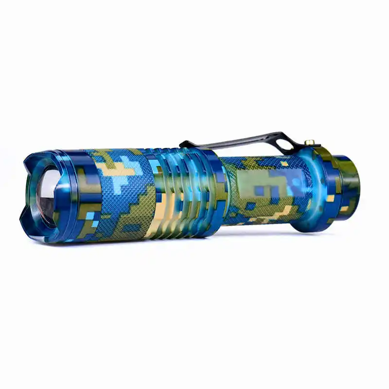 Zoomable T6 LED 5 Modes Flashlight Torch Zoom Lamp fanatic Outdoor Light powerful led flashlight,use 18650 battery #3S20 (3)