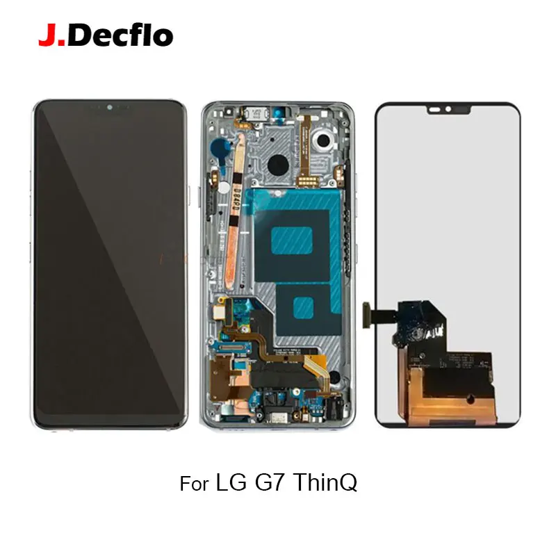 

100% tested Original LCD For LG G7 ThinQ Touch Screen Digitizer Display Assembly Replacement With/No Frame Black 6.1