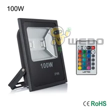 100 Вт RGB СВЕТОДИОДНЫЕ Прожекторы Сад Водонепроницаемый Открытый IP65