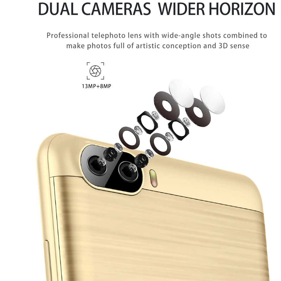 Original Kenxinda S9 HD 5.5 inch 5000mAh 13+8.0MP Dual Back Cameras 4G Android7.0 Smartphone 16GB ROM Mobile Phones +Earphone Original Kenxinda S9 HD 5.5 inch 5000mAh 13+8.0MP Dual Back Cameras 4G Android7.0 Smartphone 16GB ROM Mobile Phones +Earphone