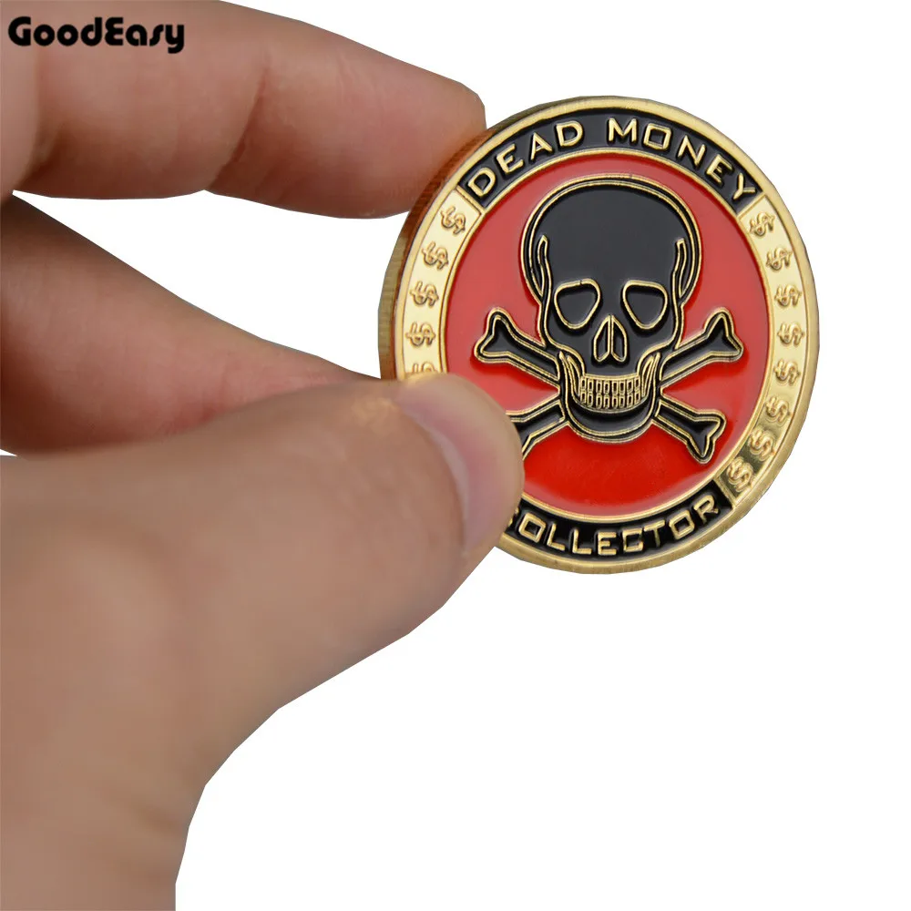Hot Poker Card Guard Protector Metal Token Coin with Plastic Cover Texas Poker Chip Set Dealer