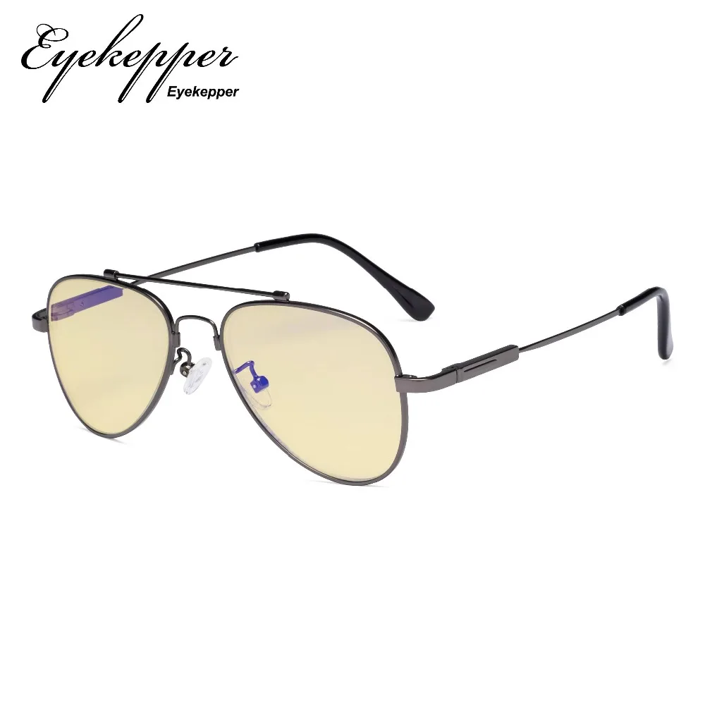 TMK1805 Eyekepper компьютерные очки для детей Anti Blue Light Eyeglasses Pilot style оправа с эффектом