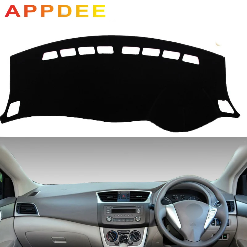 

APPDEE For Nissan Bluebird Sylphy Sentra 2013-2018 Car Styling Covers Dashmat Dash Mat Sun Shade Dashboard Cover