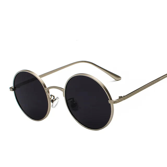 metallic lense sunglasses