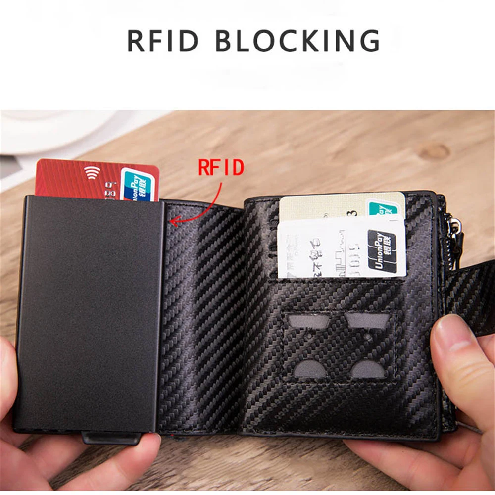 2019 новый стиль RFID держатель для карт металлический мужской женский