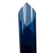 Темно-синяя декоративная Солнечная Тонировочная наклейка пленка оконный оттенок контроль тепла УФ-защита прозрачный стеклянный оттенок украшения наклейки 1,52x5 м