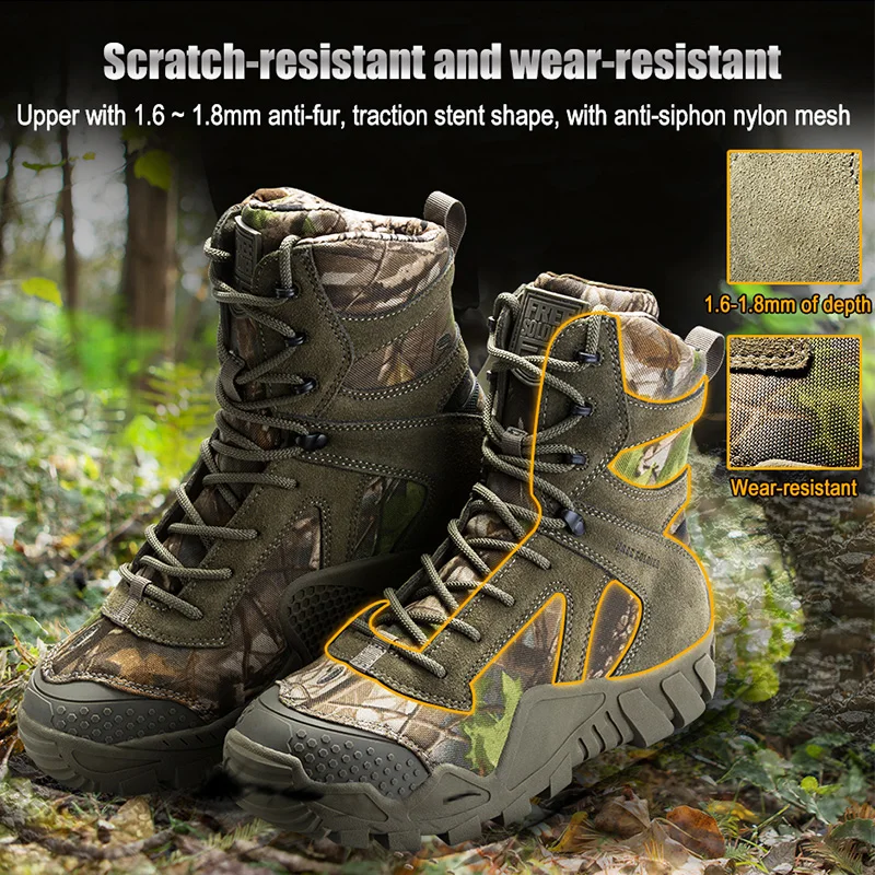 FREE SOLDIER военно полевые ботинки кемпинг тактический камуфляж боевые походы охотничьи сапоги