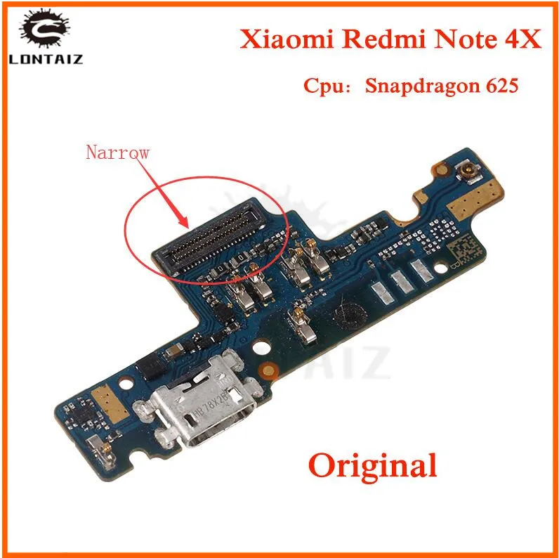 Redmi Note 4 USB порт зарядное устройство док-станция разъем гибкий кабель Note4 для 5," Xiaomi Redmi Note 4X плата с зарядным портом