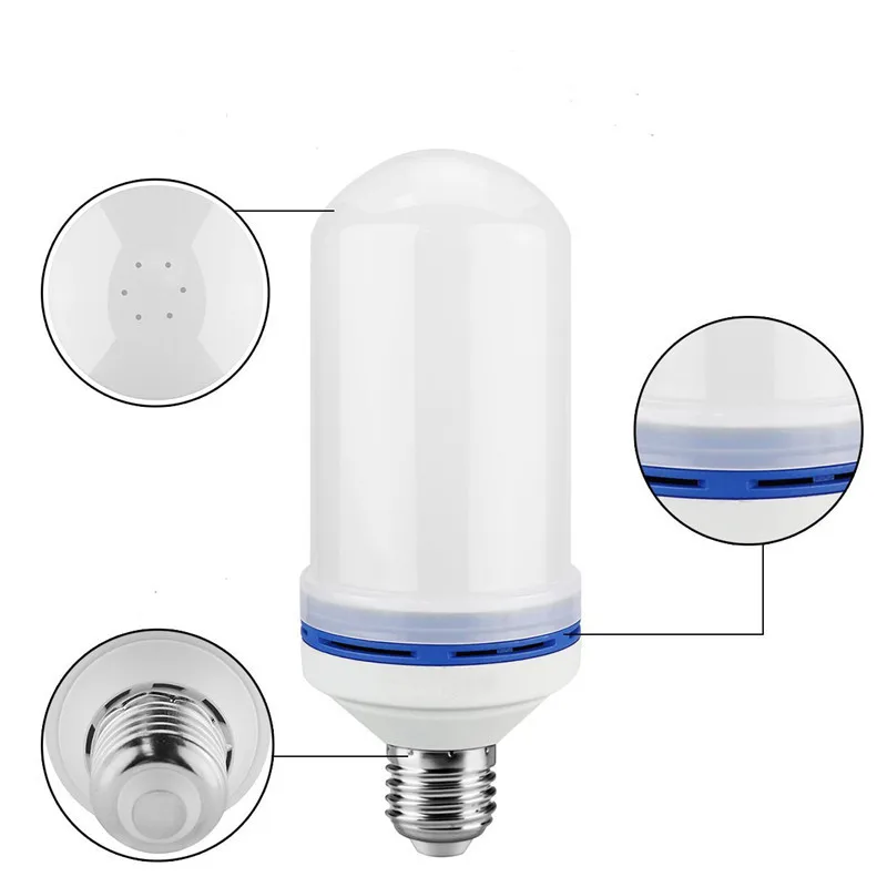 1 шт. Led эффект пламени свет 99 светодиодов 4 модели затемнения мерцание