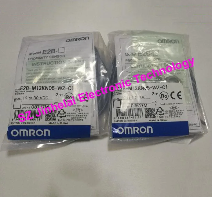

100% Authentic original OMRON Proximity switch E2B-M12KN05-WZ-C1 10-30VDC 2M