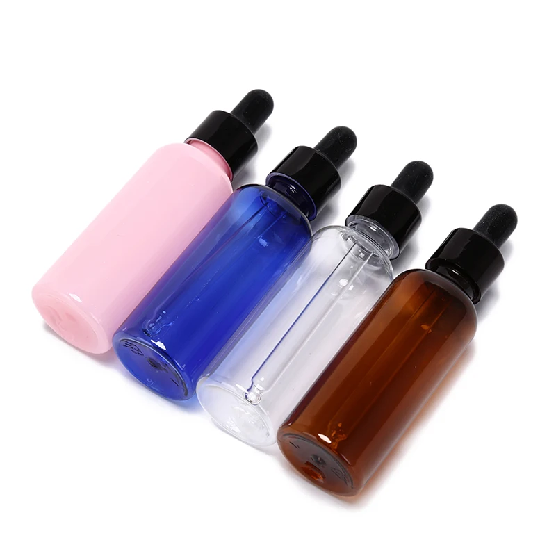 

2019 New Empty Dropper Oil Essential Drop Liquid Pipette Bottles 50ml Refillable Bottle Cosmetic Makeup Tool For Travel