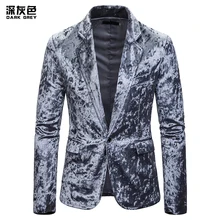 2019 Men'S Brand New Fashion Casual Diamond Velvet Suit Jacket Wedding Party Dress 2019 Men'S Brand New Fashion Casual Diamond Velvet Suit Jacket Wedding Party Dress