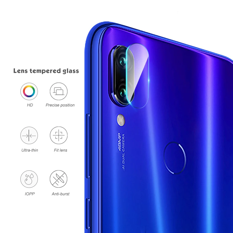 2 шт. защитная пленка для камеры Xiaomi Redmi Note 7 стекло защитное закаленное полное