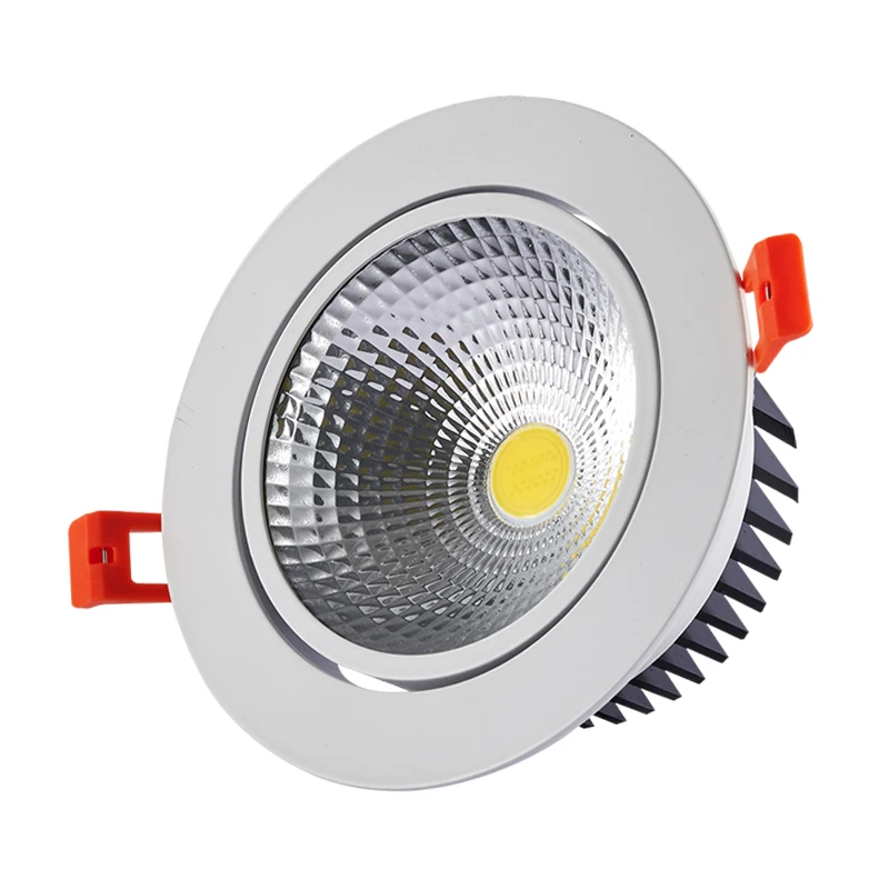 

Dimmable LED Recessed COB Downlight 5W 7W 9W 12W 15W Dimming LED Spot light Led Ceiling Lamp With AC85-265V driver adapter