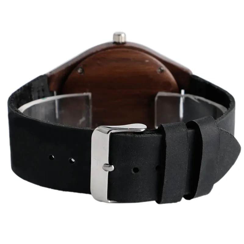 YISUYA Mens Wooden Wrist Watch Novel Bamboo Wood Creative Watches Black Genuine Leather Band Strap Quartz Males Watch relogio (11)
