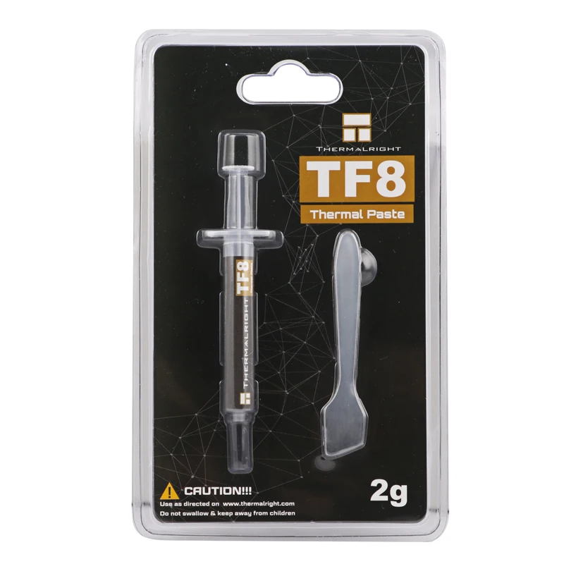 

TF8 2g Thermal Grease Paste Compound Silicone Conductive Heatsink Plaster for notebook/ CPU GPU Block Cooling Heat Sink