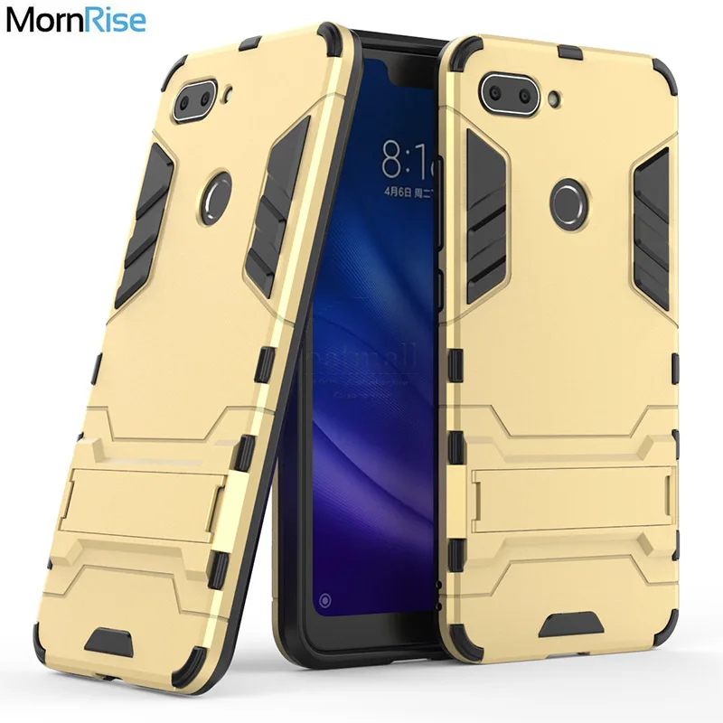 Для XiaoMI MI 8 SE lite чехол с подставкой задняя крышка чехлы двухслойные ПК ТПУ Прочный