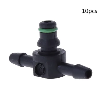 

10 Pcs T Type Connector Pipe Hose Joiner Tube Fuel For Bosch 110 Series Injector-m30