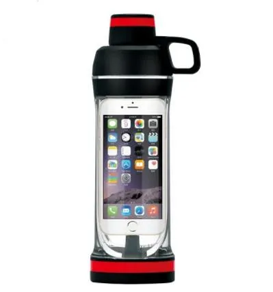 Бутылка для воды Storager My для мобильного телефона Iphone 400 мл Органайзер бутылки для воды пластиковые герметичные для плавания