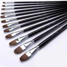 Художественный набор кистей Pinceles Para Acrilico Y Oleo акварель гуашь кисть из меха ласки масляная Акриловая картина принадлежности художественные Кисти