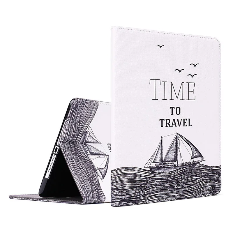 

Cartoon Leather Case For iPad Mini 5 2019 Flip Protect Cover Smart Auto Wake Up Sleep Stand Case For Apple iPad Mini 5 Cover