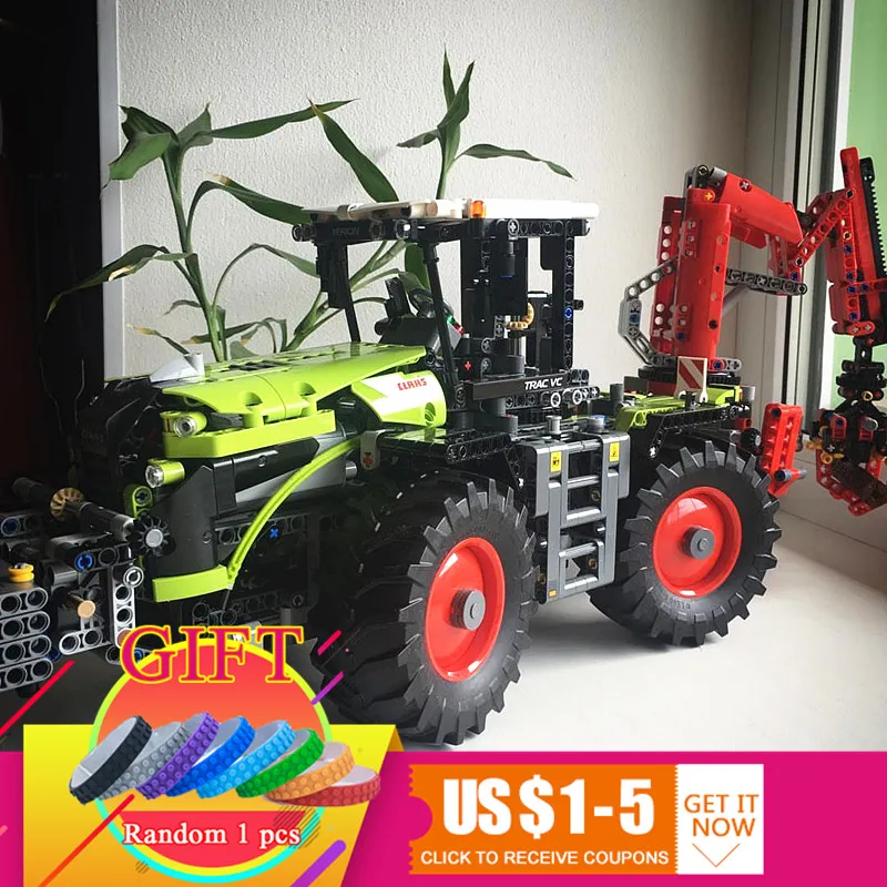 

20009 1977pcs Technical Mechanical Heavy Tractors set Compatible with 42054 Building Blocks toys
