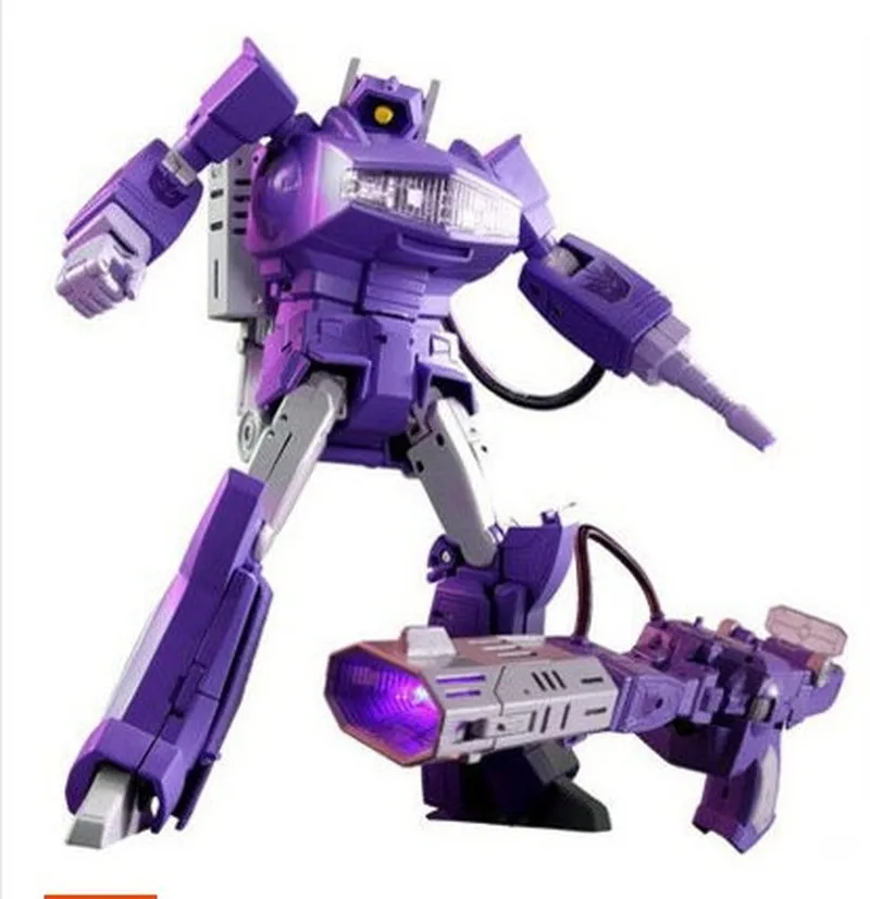 

G1 Shockwave MasterPiece with Light Transformation MP-29 MP29 KO Collection Action Figure Robot Model Kids Toys Gifts