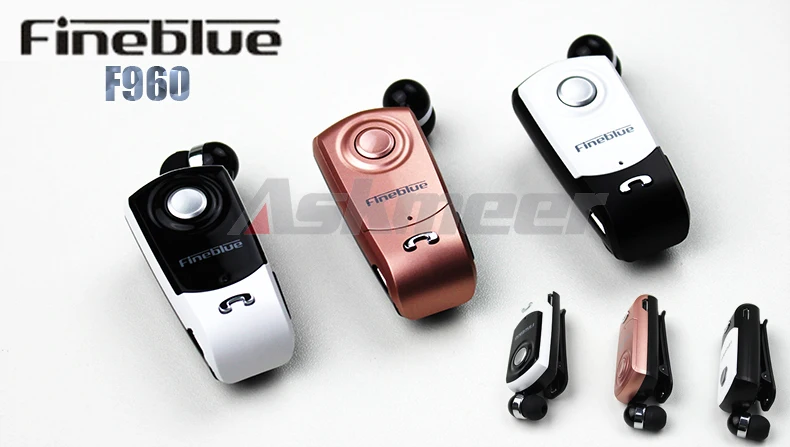 Fineblue F960 Bluetooth Stereo Earphone Wireless Handsfree Earbuds Headset with Mic Calls Remind Vibration Wear Clip Driver (1)