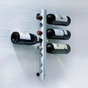 

Wall hung type stainless steel wine rack column wine rack, wine rack hanging bar wine rack Home Furnishing ornaments