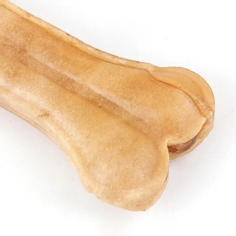 2 шт жевательные игрушки для домашних собак из воловьей кожи кости молярные игрушки для щенков Зубы Чистая палочка сжатые кости для сыпучих животных для собак длительное жевание