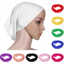 New Women Under Scarf Hat Cap Bone Bonnet Ninja Hijab Islamic Neck Cover Head Scarf Solid Muslim Under Scarf Hijab Cap New Women Under Scarf Hat Cap Bone Bonnet Ninja Hijab Islamic Neck Cover Head Scarf Solid Muslim Under Scarf Hijab Cap