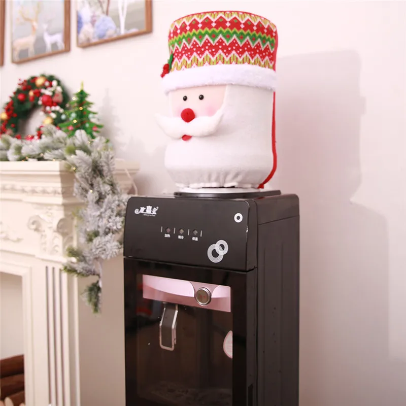 

Navidad Ornaments Christmas Gift Natal New Year Santa Sacks Drinking Bucket Dust Cover Christmas Decorations for Home Supplies
