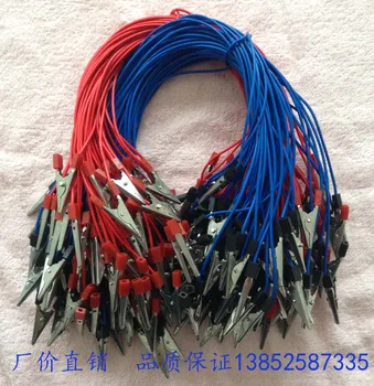

20 pcs double-head crocodile clip wire physical electrical experiment equipment