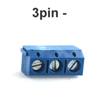 

200PCS KF301 Screw 3PIN 5.0mm Straight Pin PCB Screw Terminal Block Connector KF301-3P- KF301