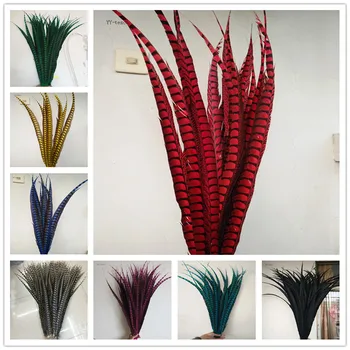 

10pcs 26-30inche /65-75cm natural Lady Amherst Pheasant Feather pheasant feathers for carnival party costumes cosplay decoration