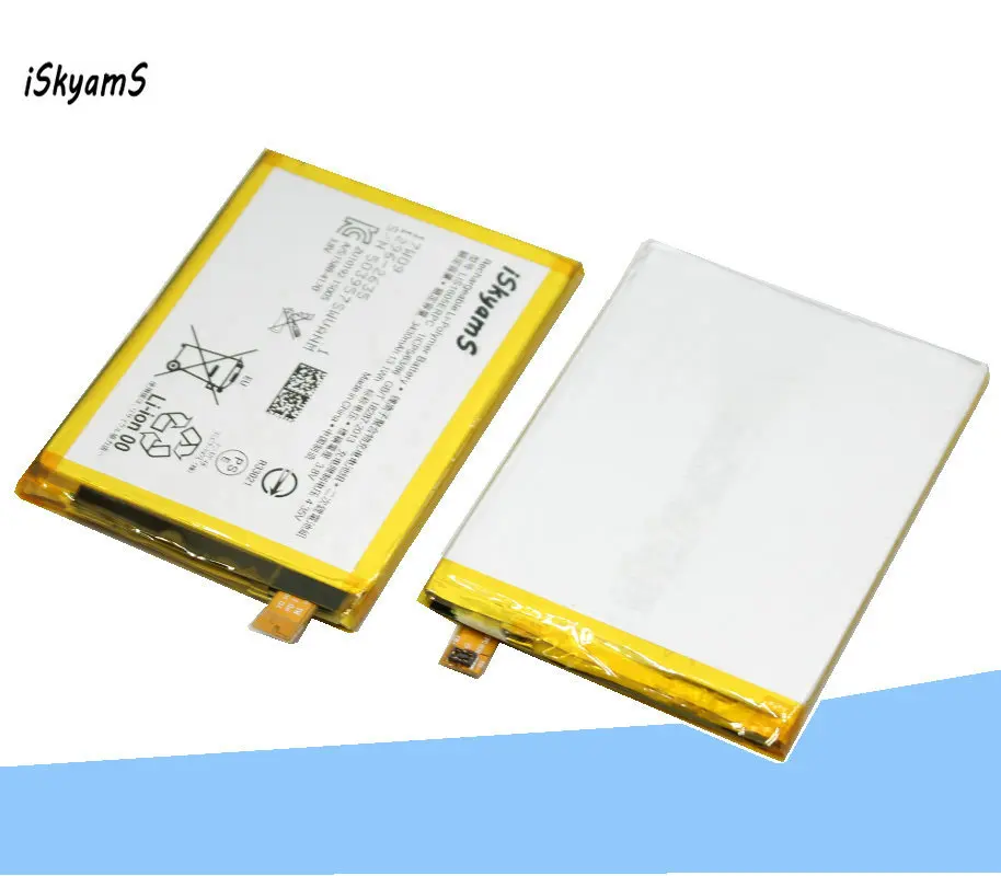 ISkyamS 10 шт./лот 3430 мАч LIS1605ERPC Сменный аккумулятор для смартфона Sony E6883 Z5P Dual E6853 Z5 Premium