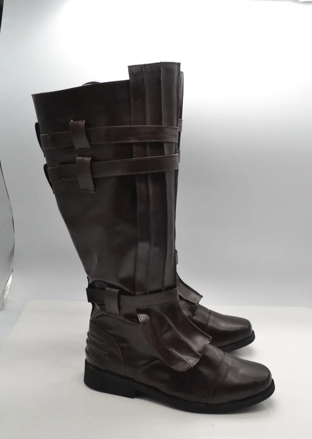 Darth Vader Anakin Skywalker Cosplay Shoes Brown Boots Custom Made//VB Darth Vader Anakin Skywalker Cosplay Shoes Brown Boots Custom Made//VB