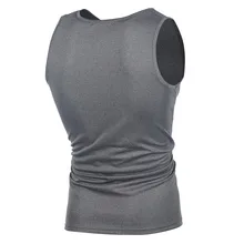 CHAMSGEND майки тонкие однотонные мужские майки без рукавов для мальчиков Одежда для бодибилдинга майка для фитнеса Стрингер жилет 6. JAN.15