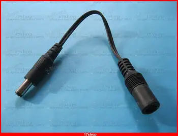 

10 pcs DC Power Jack 5.5x2.1mm Female to 5.5x2.5mm Male Plug Cable 18cm 0.18m