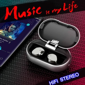 

X26 TWS Wireless Smart bluetooth 5.0 True Earbuds Waterproof Stereo Hifi Earphone With Charging Case for Iphone