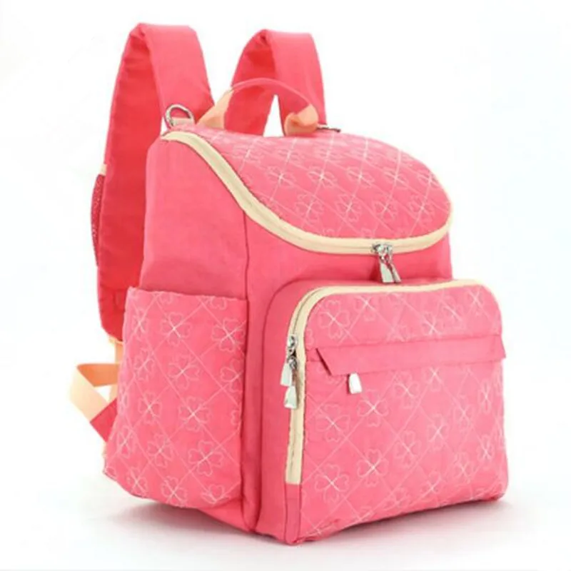 18 карманов детские пеленки детские сумки Сумки для подгузников Мумия пеленки рюкзак многофункциональный Мумия коляски цвет большое пространство - Цвет: Pink