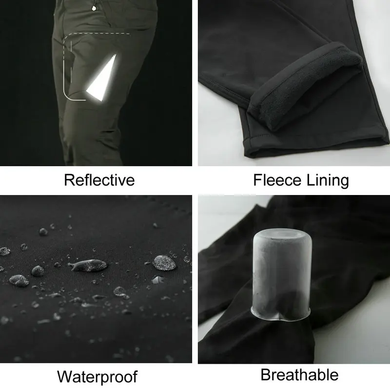 Calças de Inverno dos Homens Caminhadas ao ar Mulheres à Prova Noflen Livre Trekking Softshell Dwindproof Água Vento Térmica Acampamento Escalada Esqui 6 prova dwindproof água vento térmica acampamento escalada esqui
