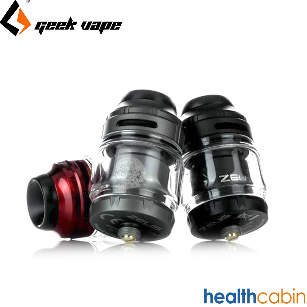 

Geekvape Zeus X RTA Tank 4.5ml Capacity 810 Delrin Drip Tip Electronic Cigarette Atomizer Vaporizer VS Ammit Zeus Dual Vape Tank